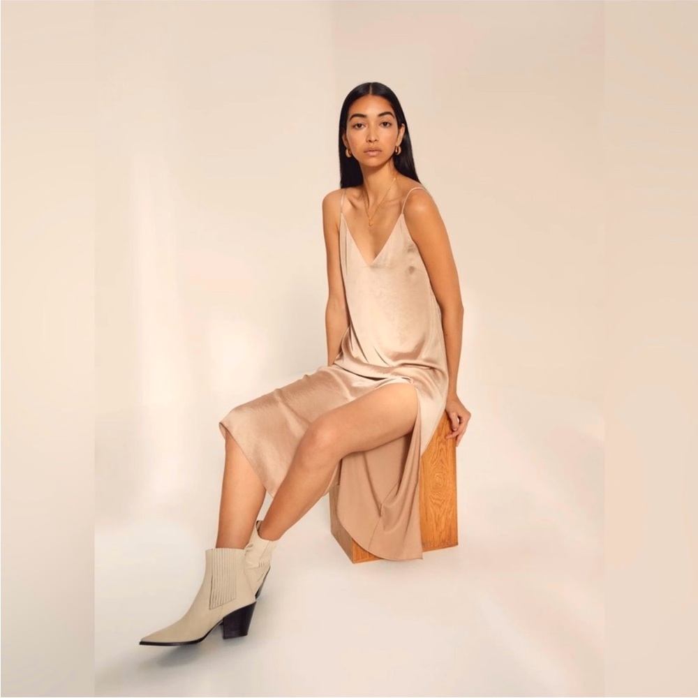 Wilfred Only slip slit midi dress M